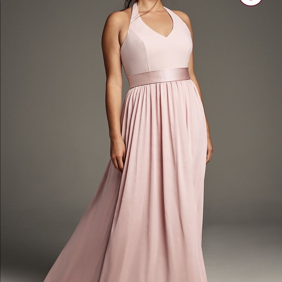 David’s Bridal Vera Wang V-Neck Halter Gown - Picture 3 of 3